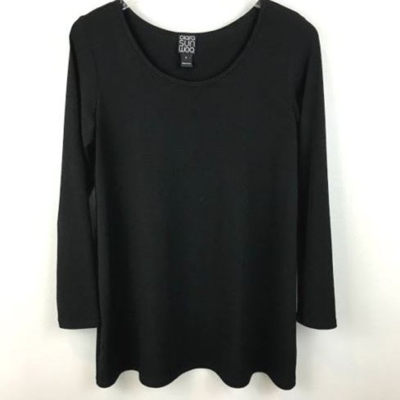 black tunic blouses
